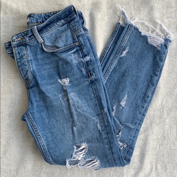 Zara Denim - Zara Trafaluc Distressed Blue Jeans Size 2